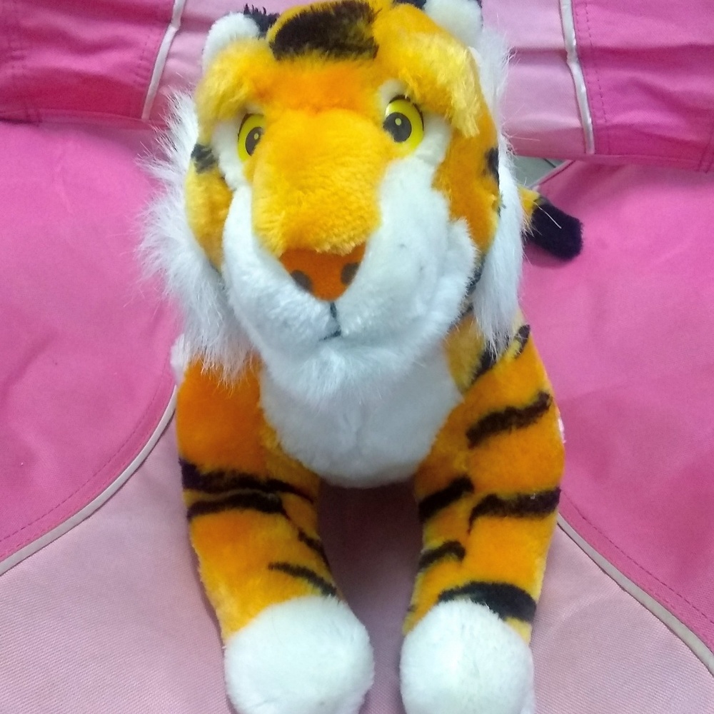 Disney Rare Shere Khan Plush Tiger Vintage